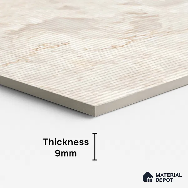 Stone Look Wall & Floor Tile TL 10143 B Ceilo Beige Decor 4 ft x 2 ft Vitrified Matte Finish - 9 mm