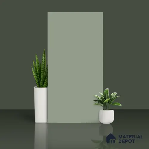 Plain Look Wall & Floor Tile TL 10144 D Crystal Olive 4 ft x 2 ft Vitrified Matte Finish - 9 mm