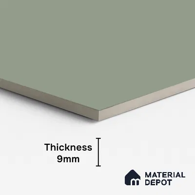 Plain Look Wall & Floor Tile TL 10144 D Crystal Olive 4 ft x 2 ft Vitrified Matte Finish - 9 mm