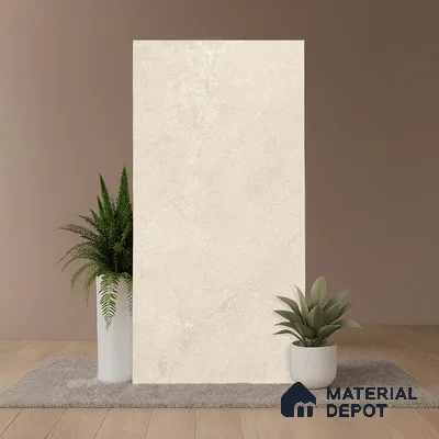 Punch Wall & Floor Tile TL 09949 B 4 ft x 2 ft Cream Vitrified Matte Finish Tile - 9 mm | Ideal for Living Room, Bedroom, Bathroom, Kitchen