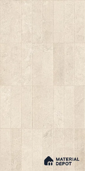 Punch Wall Tile TL 09949 4 ft x 2 ft Cream Vitrified Matte Finish Tile - 9 mm | Ideal for Living Room, Bedroom, Bathroom, Kitchen