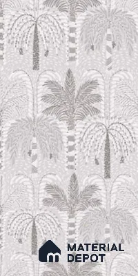 Floral Wall Tile TL 09924 Grey 4 ft x 2 ft Vitrified Matte Finish Tile - 9 mm | Suitable for Bathroom, Accent/Feature Wall, Dining Area