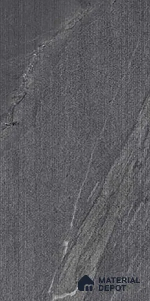 Punch Wall & Floor Tile TL 09945 C 4 ft x 2 ft Black Vitrified Matte Finish Tile - 9 mm | Ideal for Living Room, Bedroom, Bathroom, Kitchen