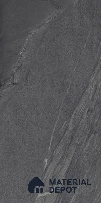 Punch Wall & Floor Tile TL 09945 D 4 ft x 2 ft Black Vitrified Matte Finish Tile - 9 mm | Ideal for Living Room, Bedroom, Bathroom, Kitchen