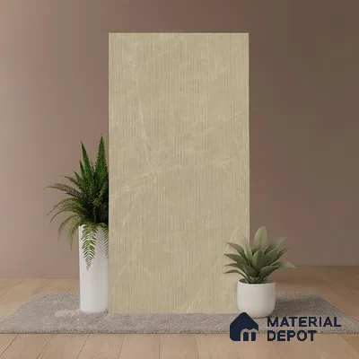 Punch Look Wall Tile TL 08124 B Moonstone Beige Decor 4 ft x 2 ft Vitrified Matte Finish - 9 mm | Random 4