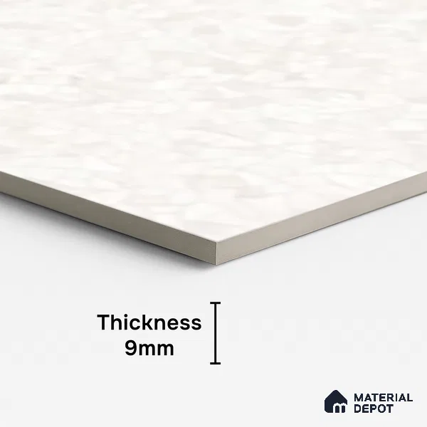 Patterned Floor & Wall Tile TL 09980 4 ft x 2 ft Cream Vitrified Matte Finish Tile - 9 mm | Ideal for Living Room,Bedroom,Bathroom,Kitchen