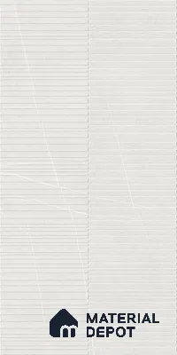 Punch Wall Tile TL 09951 C 4 ft x 2 ft White Vitrified Matte Finish Tile - 9 mm | Ideal for Living Room, Bedroom, Bathroom, Kitchen