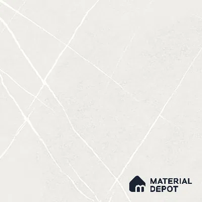 Stone Wall & Floor Tile TL 09951 D 4 ft x 2 ft White Vitrified Matte Finish Tile - 9 mm | Ideal for Living Room, Bedroom, Bathroom, Kitchen