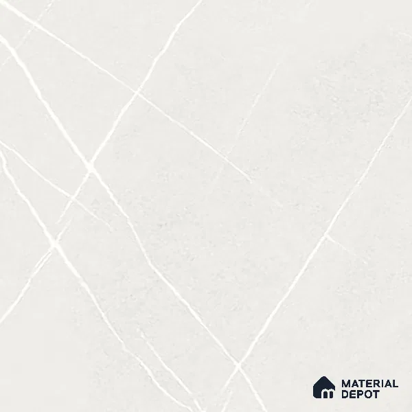 Stone Wall & Floor Tile TL 09951 D 4 ft x 2 ft White Vitrified Matte Finish Tile - 9 mm | Ideal for Living Room, Bedroom, Bathroom, Kitchen