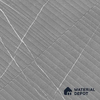 Punch Wall Tile TL 09951 4 ft x 2 ft Grey Vitrified Matte Finish Tile - 9 mm | Ideal for Living Room, Bedroom, Bathroom, Kitchen