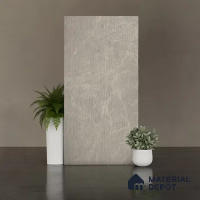 Punch Look Wall Tile TL 08123 B Moonstone Grey Decor 4 ft x 2 ft Vitrified Matte Finish - 9 mm | Random 4