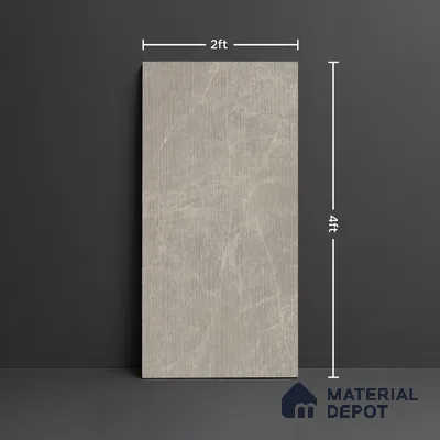 Punch Look Wall Tile TL 08123 B Moonstone Grey Decor 4 ft x 2 ft Vitrified Matte Finish - 9 mm | Random 4