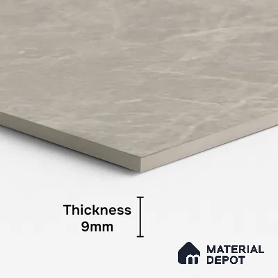 Marble Look Floor & Wall Tile TL 08123 Moonstone Grey 4 ft x 2 ft Vitrified Matte Finish - 9 mm | Random 4