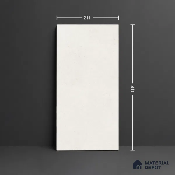 Stone Look Floor & Wall Tile TL 08095 C Delton Blanco 4 ft x 2 ft Vitrified Matte Finish - 9 mm