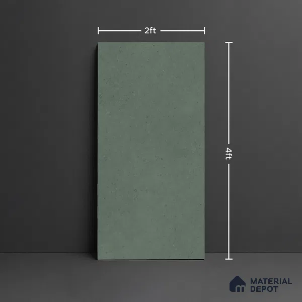 Stone Look Floor & Wall Tile TL 08095 E Delton Green 4 ft x 2 ft Vitrified Matte Finish - 9 mm