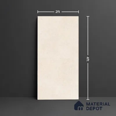 Stone Look Floor & Wall Tile TL 08095 Delton Beige 4 ft x 2 ft Vitrified Matte Finish - 9 mm