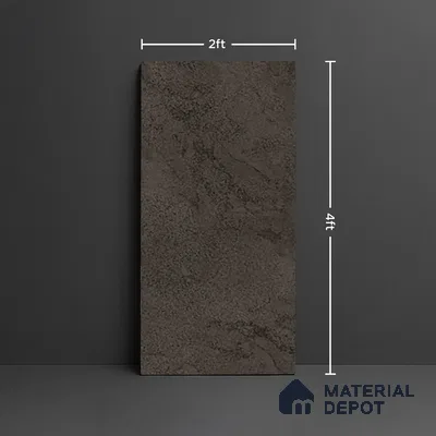 Marble Look Wall & Floor Tile TL 10140 B Bottega Nero 4 ft x 2 ft Vitrified Matte Finish - 9 mm