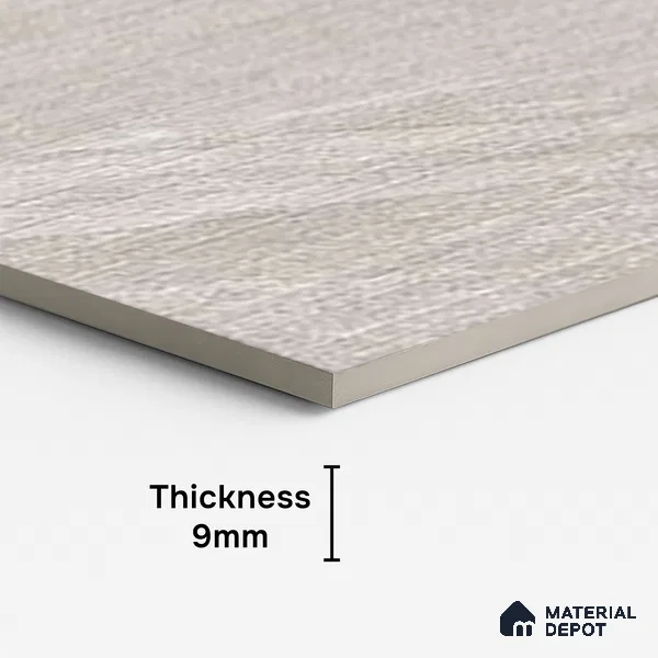 Punch Wall Tile TL 09946 4 ft x 2 ft Grey Vitrified Matte Finish Tile - 9 mm | Ideal for Living Room, Bedroom, Bathroom, Kitchen