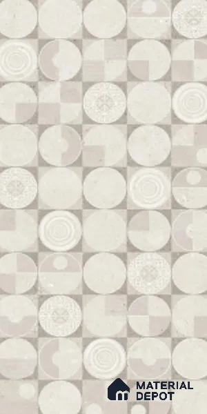 Patterned Look Wall Tile TL 08119 B SG Stoneza Beige Decor 4 ft x 2 ft Vitrified Matte Finish - 9 mm | Random 4