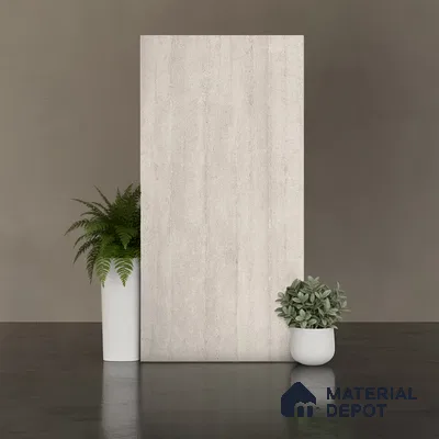 Stone Wall & Floor Tile TL 09932 4 ft x 2 ft Brown Vitrified Matte Finish Tile - 9 mm | Ideal for Living Room, Bedroom, Bathroom, Kitchen