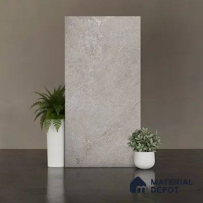 Punch Wall & Floor Tile TL 09948 B 4 ft x 2 ft Grey Vitrified Matte Finish Tile - 9 mm | Ideal for Living Room,Bedroom,Bathroom,Kitchen