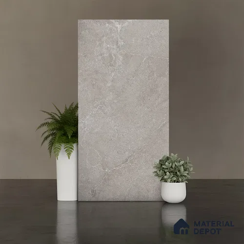 Punch Wall & Floor Tile TL 09948 B 4 ft x 2 ft Grey Vitrified Matte Finish Tile - 9 mm | Ideal for Living Room,Bedroom,Bathroom,Kitchen