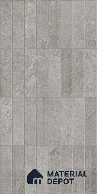 Punch Wall Tile TL 09948 4 ft x 2 ft Grey Vitrified Matte Finish Tile - 9 mm | Ideal for Living Room, Bedroom, Bathroom, Kitchen