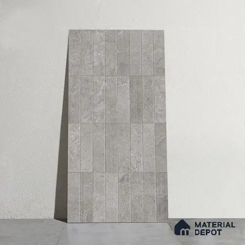 Punch Wall Tile TL 09948 4 ft x 2 ft Grey Vitrified Matte Finish Tile - 9 mm | Ideal for Living Room, Bedroom, Bathroom, Kitchen