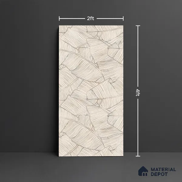 Tropical Wall Tile TL 08122 G Sofia Multy Decor 4 ft x 2 ft Vitrified Matte Finish - 9 mm | Suitable for Bathroom, Accent/Feature Wall, Dining Area