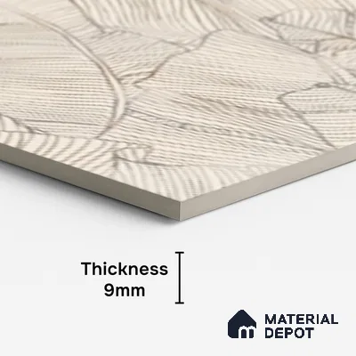 Tropical Wall Tile TL 08122 G Sofia Multy Decor 4 ft x 2 ft Vitrified Matte Finish - 9 mm | Suitable for Bathroom, Accent/Feature Wall, Dining Area