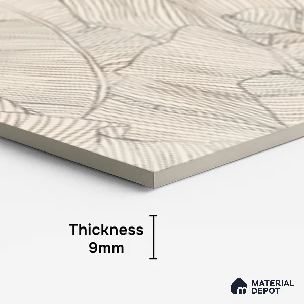 Tropical Wall Tile TL 08122 G Sofia Multy Decor 4 ft x 2 ft Vitrified Matte Finish - 9 mm | Suitable for Bathroom, Accent/Feature Wall, Dining Area