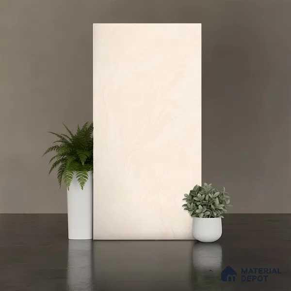 Stone Wall & Floor Tile TL 09952 B 4 ft x 2 ft Beige Vitrified Matte Finish Tile - 9 mm | Ideal for Living Room, Bedroom, Bathroom, Kitchen