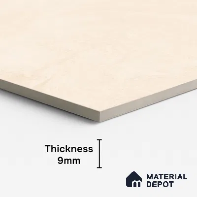 Stone Wall & Floor Tile TL 09952 B 4 ft x 2 ft Beige Vitrified Matte Finish Tile - 9 mm | Ideal for Living Room, Bedroom, Bathroom, Kitchen