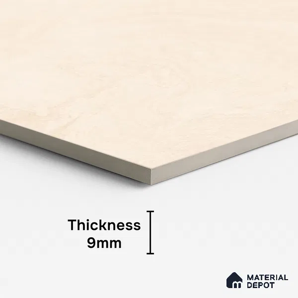 Stone Wall & Floor Tile TL 09952 B 4 ft x 2 ft Beige Vitrified Matte Finish Tile - 9 mm | Ideal for Living Room, Bedroom, Bathroom, Kitchen
