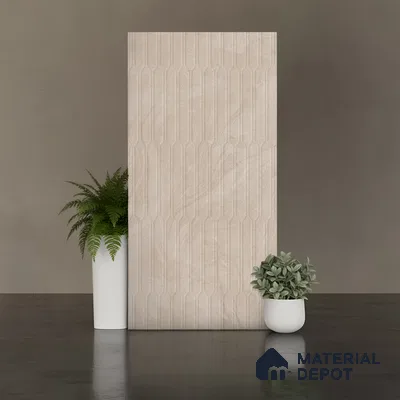Punch Wall Tile TL 09952 C 4 ft x 2 ft Brown Vitrified Matte Finish Tile - 9 mm | Ideal for Living Room, Bedroom, Bathroom, Kitchen