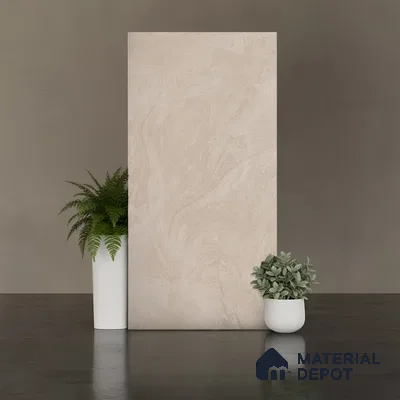 Stone Wall & Floor Tile TL 09952 D 4 ft x 2 ft Brown Vitrified Matte Finish Tile - 9 mm | Ideal for Living Room, Bedroom, Bathroom, Kitchen