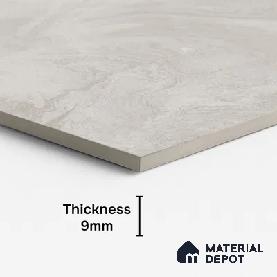 Stone Wall & Floor Tile TL 09952 F 4 ft x 2 ft Grey Vitrified Matte Finish Tile - 9 mm | Ideal for Living Room, Bedroom, Bathroom, Kitchen