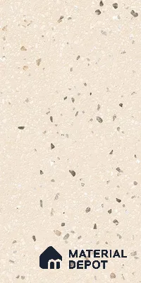 Terrazzo Wall & Floor Tile TL 09929 B 4 ft x 2 ft Cream Vitrified Matte Finish Tile - 9 mm | Ideal for Living Room, Bedroom, Bathroom, Kitchen (Sample)