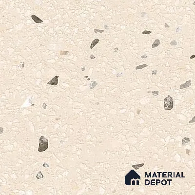 Terrazzo Wall & Floor Tile TL 09929 B 4 ft x 2 ft Cream Vitrified Matte Finish Tile - 9 mm | Ideal for Living Room, Bedroom, Bathroom, Kitchen (Sample)