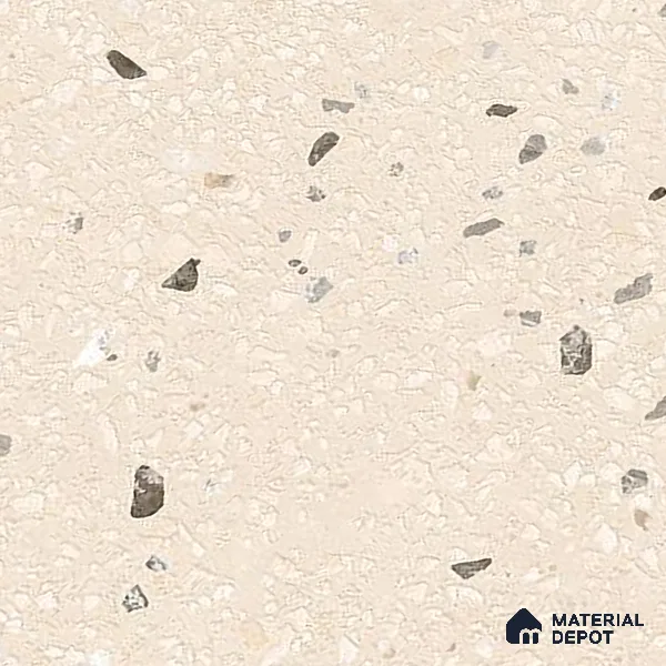 Terrazzo Wall & Floor Tile TL 09929 B 4 ft x 2 ft Cream Vitrified Matte Finish Tile - 9 mm | Ideal for Living Room, Bedroom, Bathroom, Kitchen (Sample)
