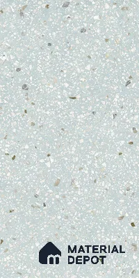Terrazzo Wall & Floor Tile TL 09929 F 4 ft x 2 ft Blue Vitrified Matte Finish Tile - 9 mm | Ideal for Living Room, Bedroom, Bathroom, Kitchen