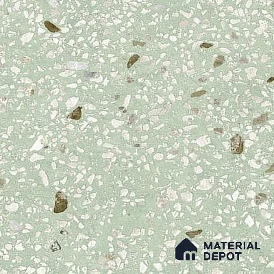 Terrazzo Wall & Floor Tile TL 09929 G 4 ft x 2 ft Green Vitrified Matte Finish Tile - 9 mm | Ideal for Living Room, Bedroom, Bathroom, Kitchen