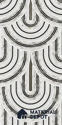 Patterned Wall Tile TL 09981 B 4 ft x 2 ft Grey Vitrified Matte Finish Tile - 9 mm | Ideal for Living Room,Bedroom,Bathroom,Kitchen