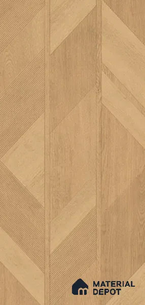 Wooden  Tile TL 07546 B Parquet Beige 4 ft x 2 ft GVT Vitrified Matte Finish - 9 mm | 3 Random Design (Sample)