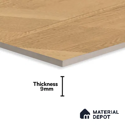 Wooden  Tile TL 07546 B Parquet Beige 4 ft x 2 ft GVT Vitrified Matte Finish - 9 mm | 3 Random Design (Sample)