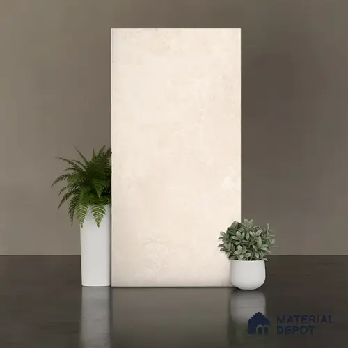 Punch Wall & Floor Tile TL 09944 B 4 ft x 2 ft Cream Vitrified Matte Finish Tile - 9 mm | Ideal for Living Room, Bedroom, Bathroom, Kitchen