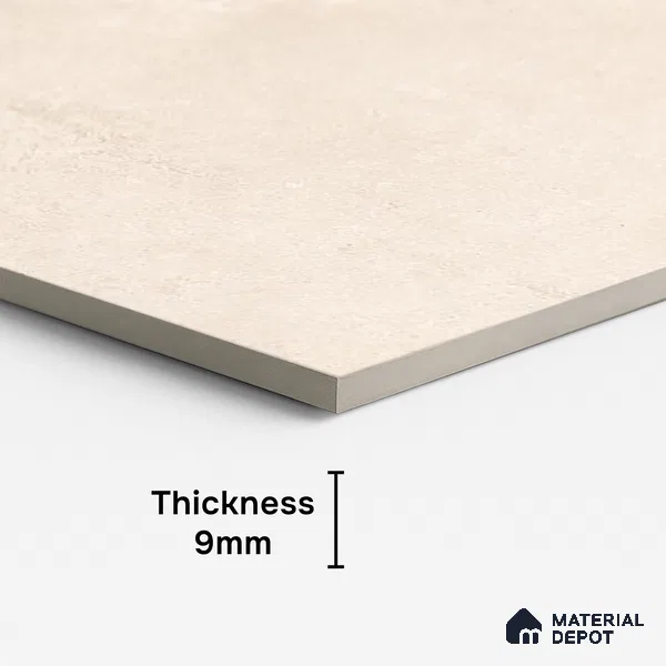 Punch Wall & Floor Tile TL 09944 B 4 ft x 2 ft Cream Vitrified Matte Finish Tile - 9 mm | Ideal for Living Room, Bedroom, Bathroom, Kitchen