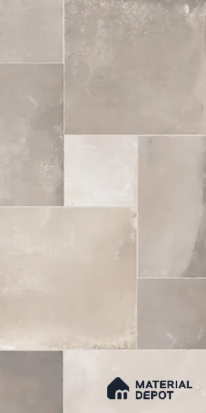 Stone Wall Tile TL 09973 B 4 ft x 2 ft Grey Vitrified Matte Finish Tile - 9 mm | Ideal for Living Room,Bedroom,Bathroom,Kitchen