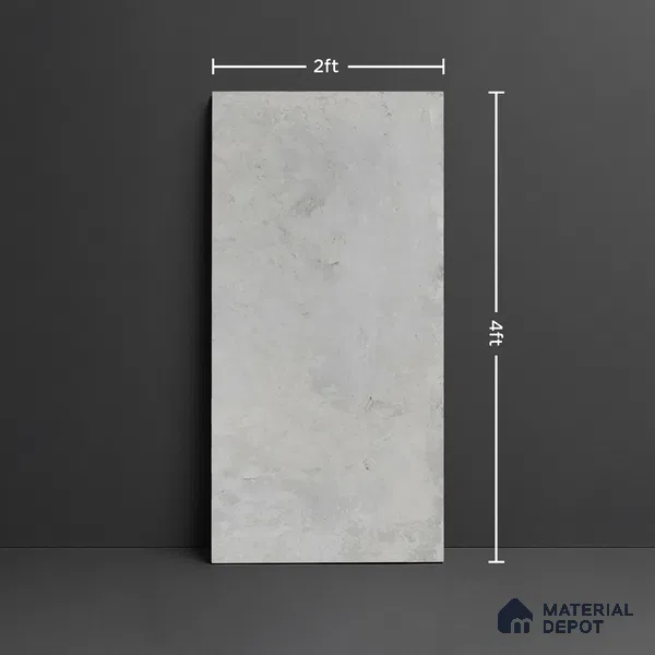 Stone Look Floor & Wall Tile TL 08092 D CV Voltas Smoke 4 ft x 2 ft Vitrified Matte Finish - 9 mm