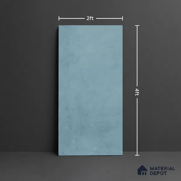 Stone Look Floor & Wall Tile TL 08092 CV Voltas Aqua 4 ft x 2 ft Vitrified Matte Finish - 9 mm